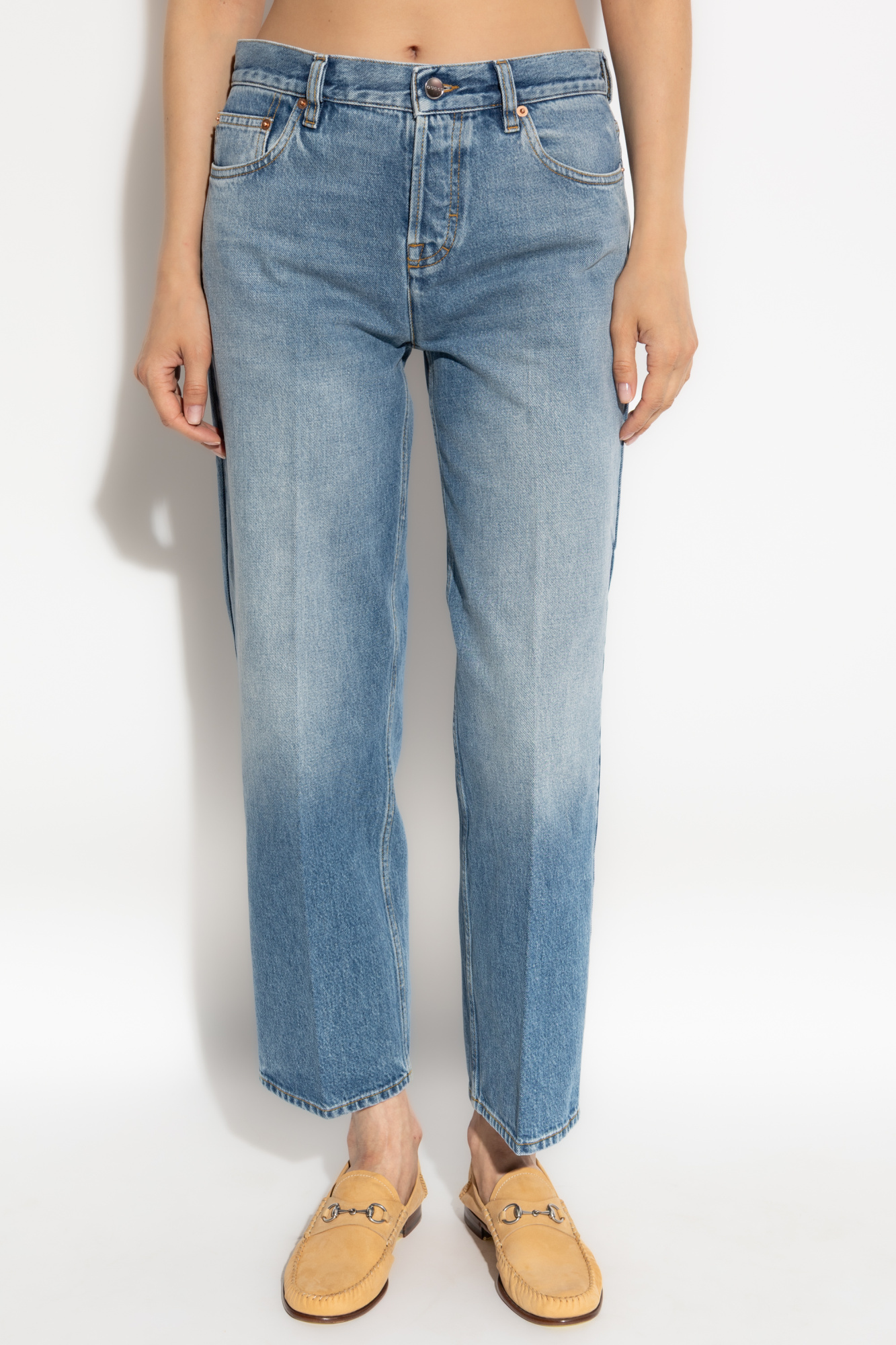 【送料&関税込】Gucci Straight Leg Jeans Gucci Straight-leg jeans | Women's Clothing | Vitkac